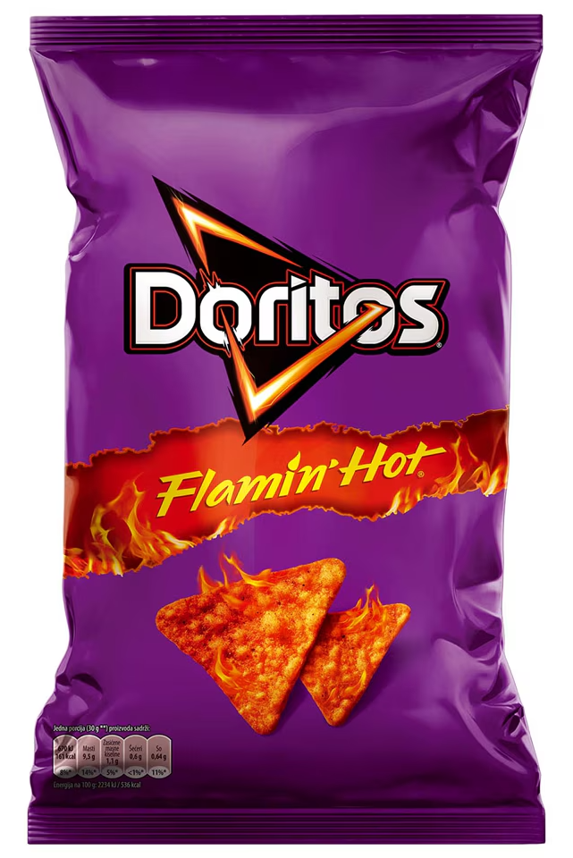 Tortilja Flamin' Hot Doritos 85g-slika