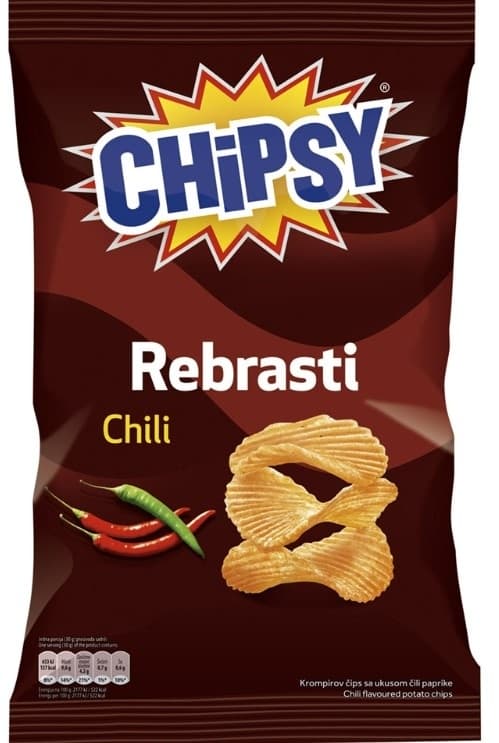 Cips Chipsy Chili X cut 230g-slika