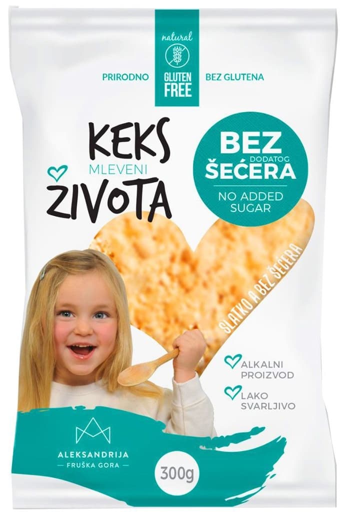 KEKS ŽIVOTA ML BŠ 300G ALEKSANDRIJA-slika