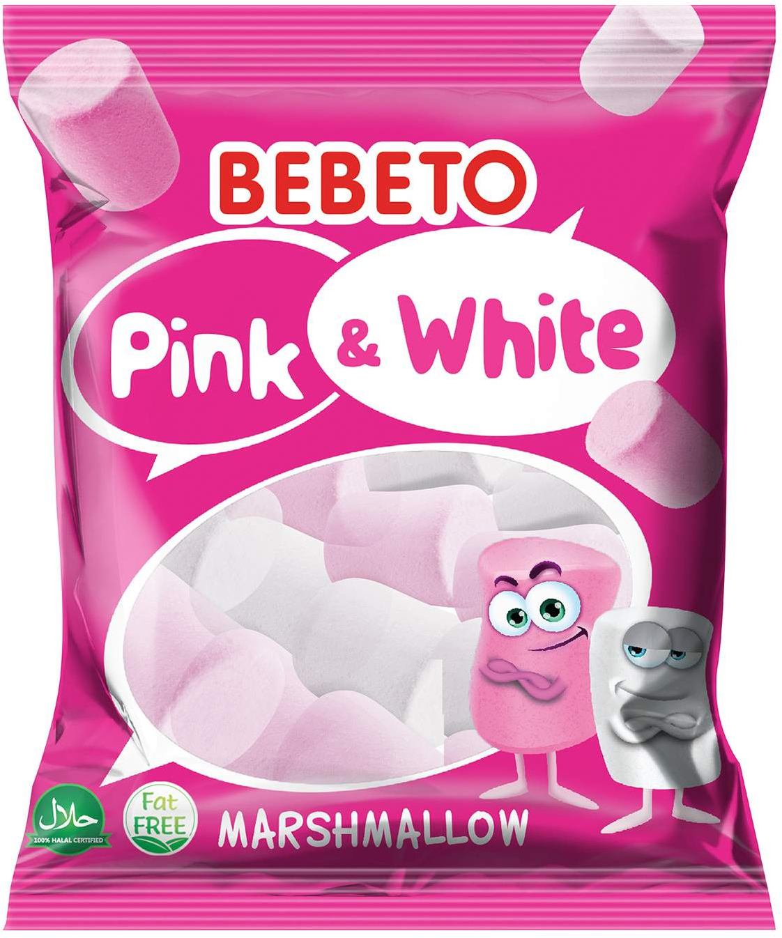 Bombona penasta Marshmallow Bebeto 60g-slika