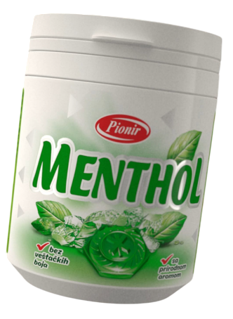 Bombona Menthol to go Pionir 100g-slika