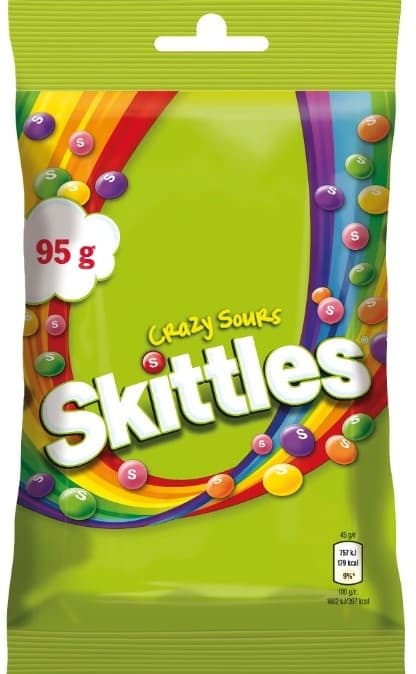 Bombone Skittles Sour 95g-slika