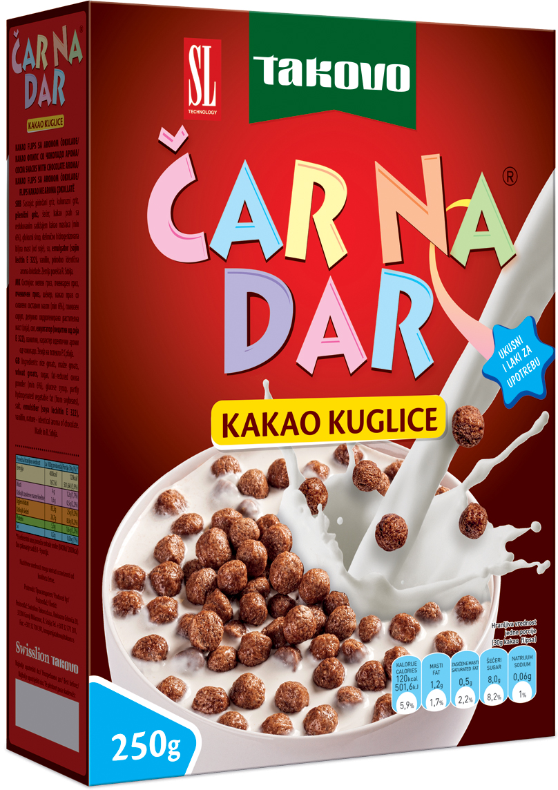 PAHULJICE KAKAO KUGLICE 250G TAKOVO-slika