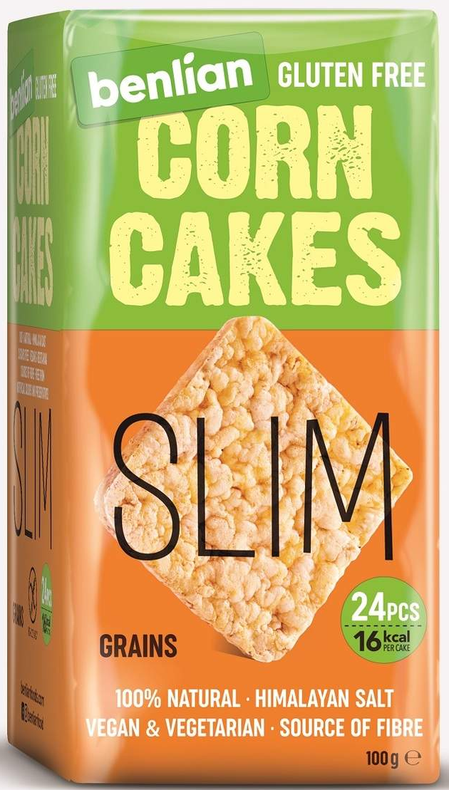 GALETE CORN CAKES SLIM ŽITA 100G BF-slika
