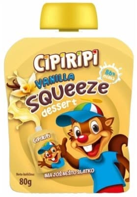desert cipiripi vanila squeeze 80g silbo-slika