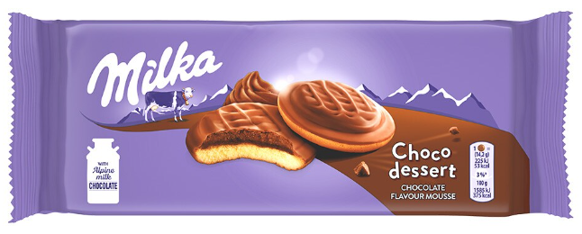 Biskvit Milka choco dessert mousse 128g-slika