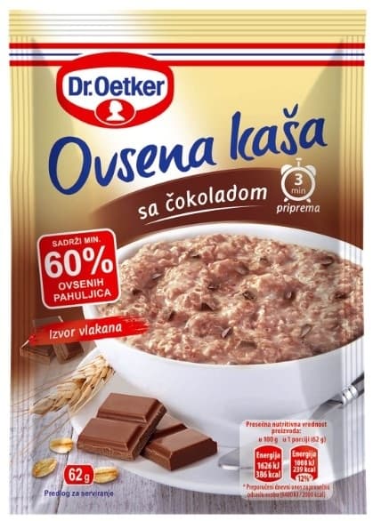 OVSENA KAŠA DROETKER 60G ČOKOLADA-slika