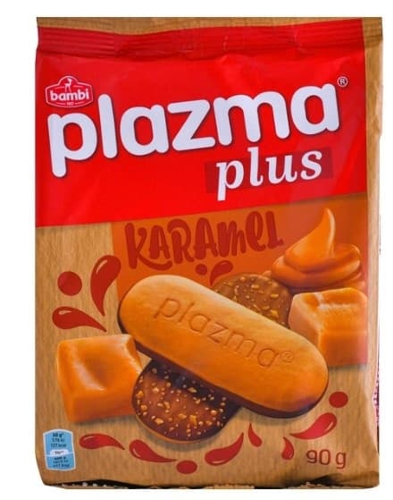 Keks Plazma plus sa karamelom 90g-slika