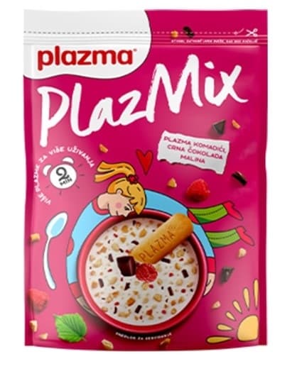 Keks PlazMix komad.crna cok/malina 350g-slika
