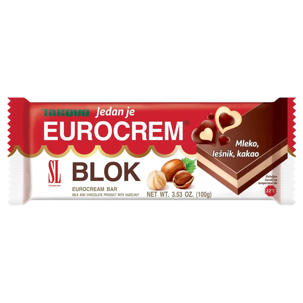 Krem tabla Euro blok Eurocrem 100g-slika