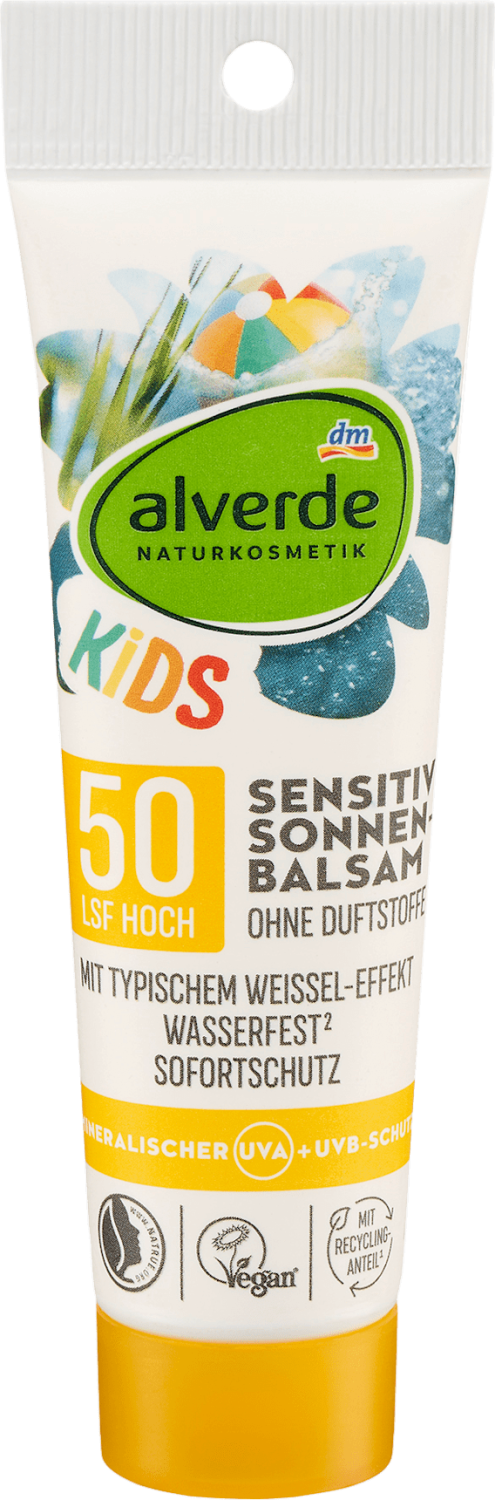 Balzam za sunčanje ALVERDE Kids sensitiv SPF50 30ml-slika