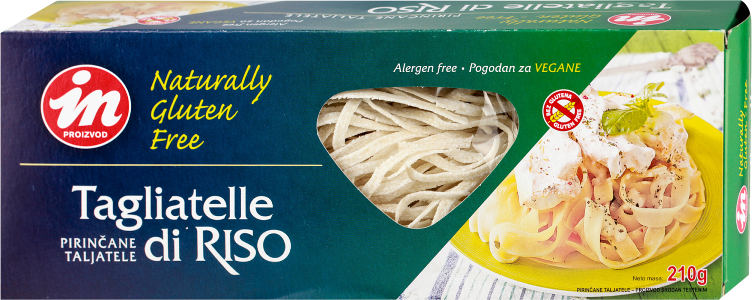 BEZGLUTENSKE PIRINCANE TALJATELE 210G ALEKSANDRIJA-slika