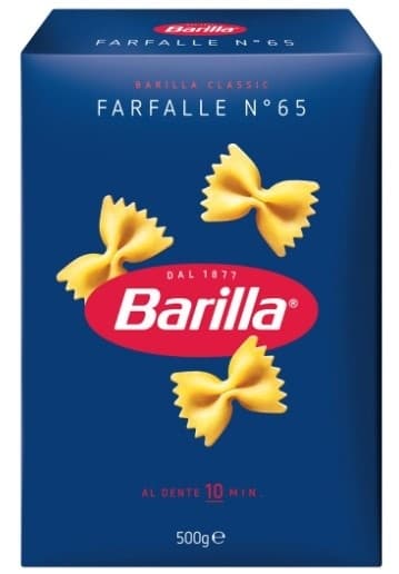 MAKARONE BARILLA FARFALE 500GR-slika