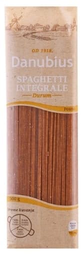 Testenina integralna spageta Durum 500g-slika
