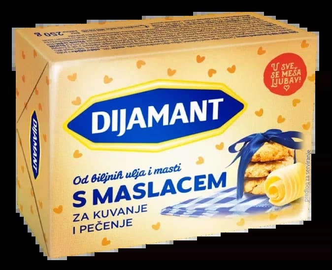 MARGARIN STONI MASLAC 250G DIJAMANT-slika