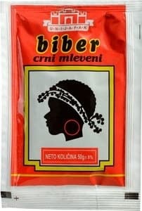 BIBER MLEVENI 50G UNIJAPAK-slika