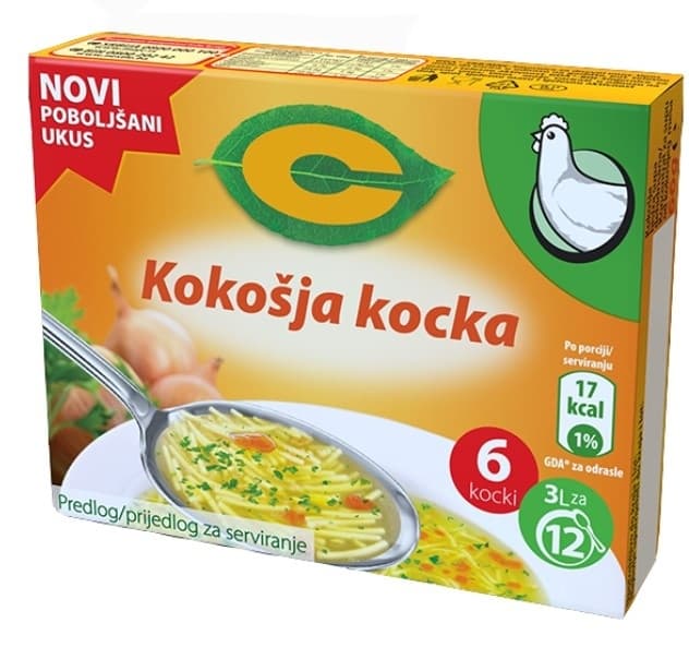 KOCKA BUJON KOKOŠJA 66G CENTROPROIZVOD-slika