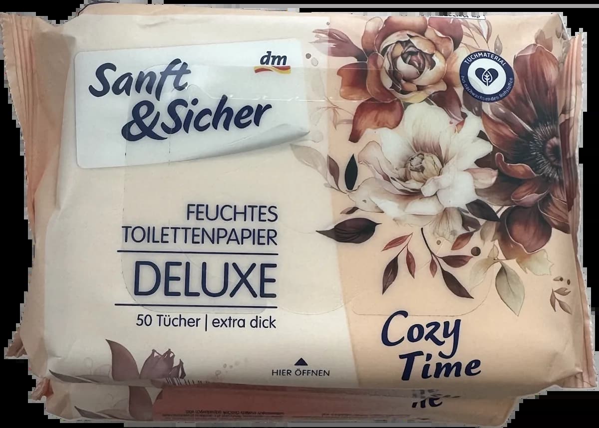 Vlažni toalet papir SANFT&SICHER cozy time 2x50kom-slika