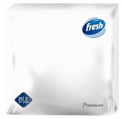 SALVETA FRESH PREM BELA 25/1 PIRAMI-slika