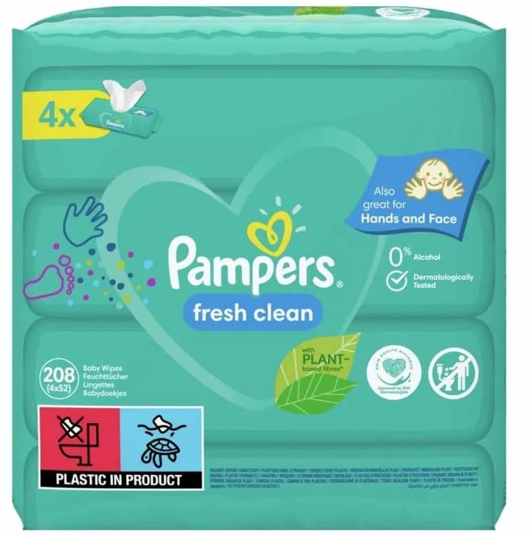 Vlazne maramice Fresh 4x52 Pampers-slika