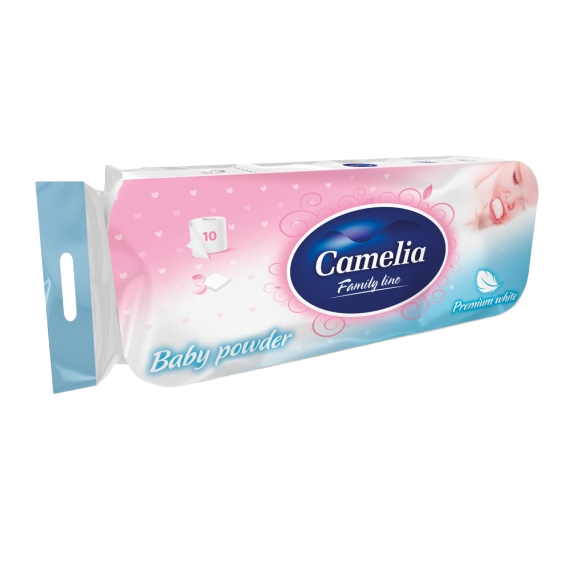 TOALET PAPIR BABY POWDER 10/1 3SL CAMELIA-slika