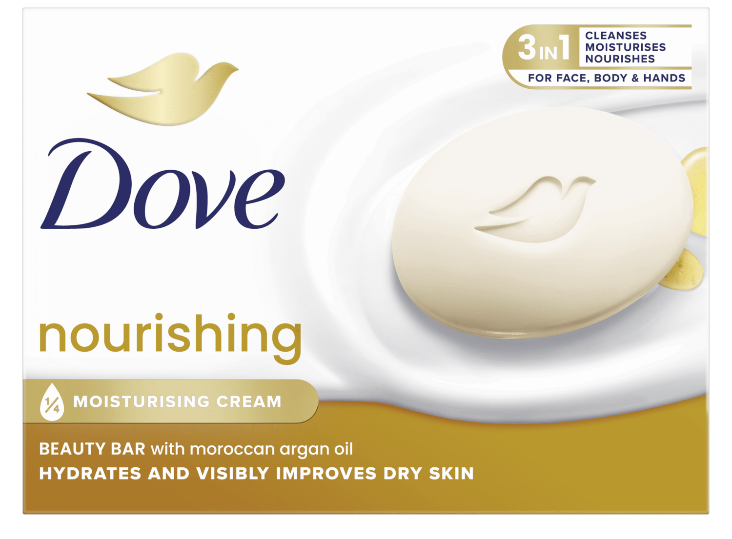 Sapun cream bar&oil Dove 90g-slika
