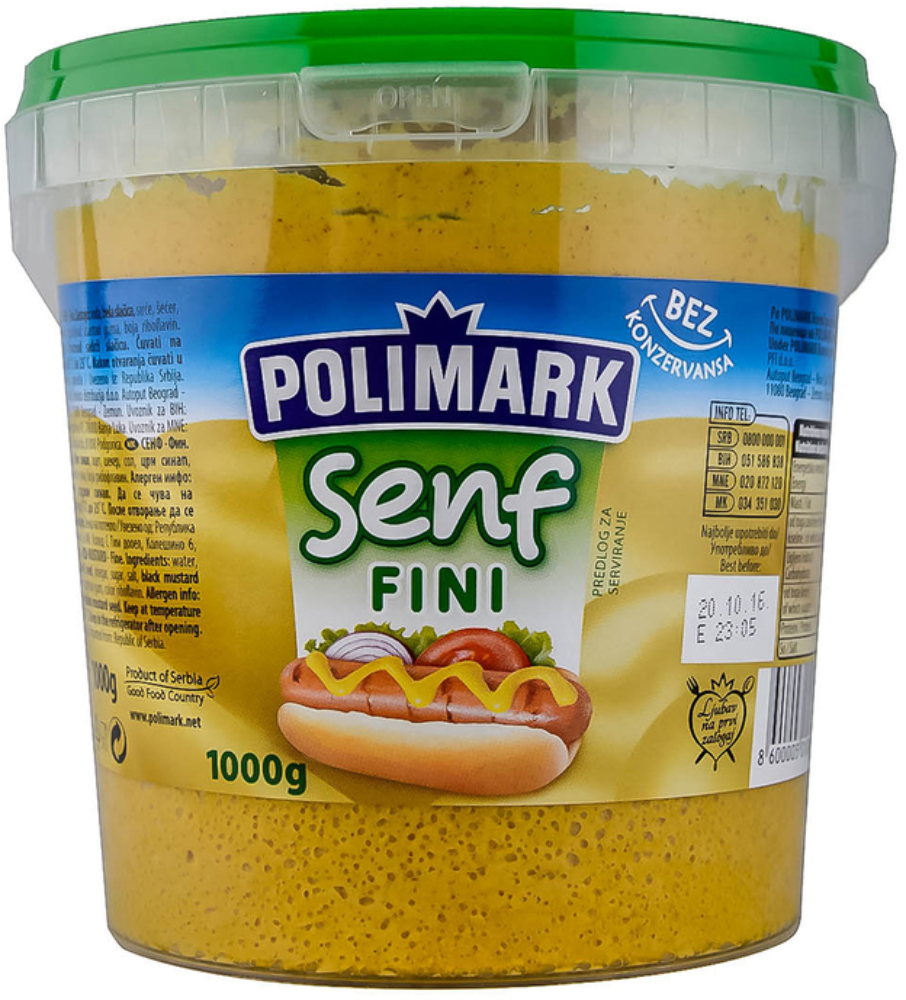 Senf POLIMARK fini kantica 1kg-slika