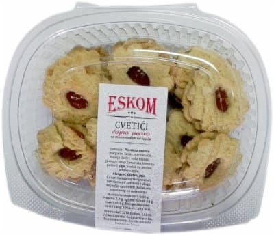ČAJNO PECIVO CVETIĆI 350GR ESKOM-slika