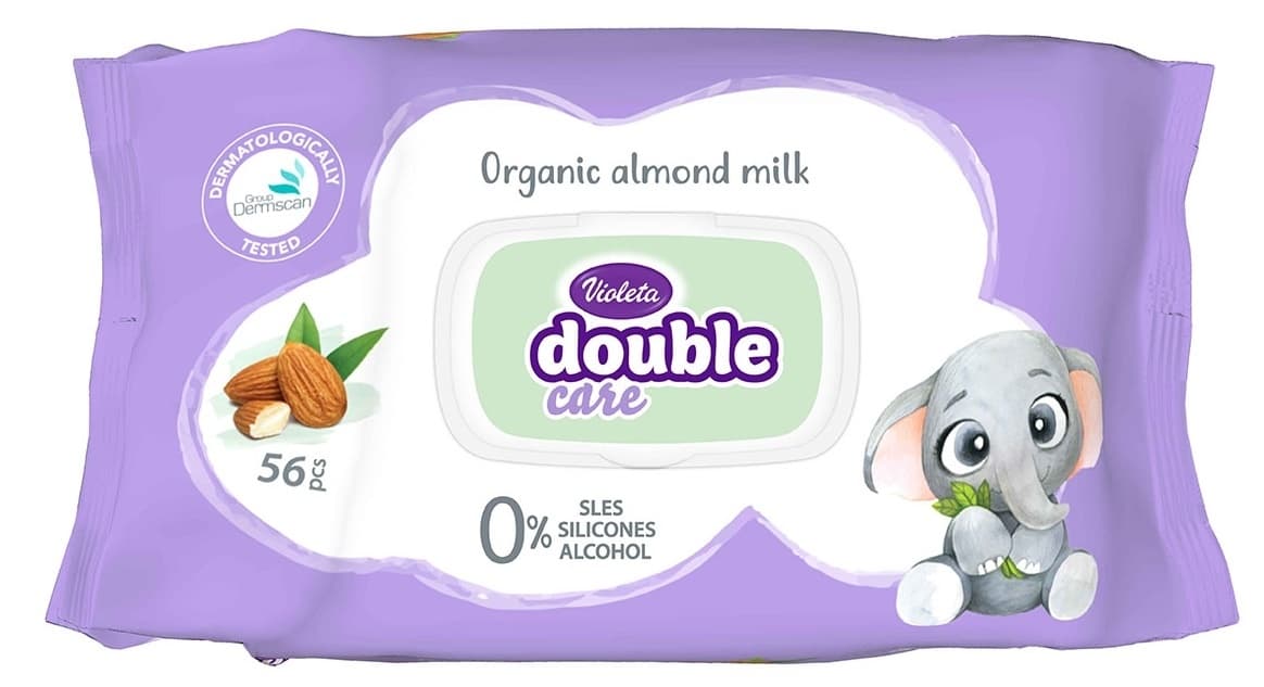 Maramice Violeta vlazne baby badem 56/1-slika