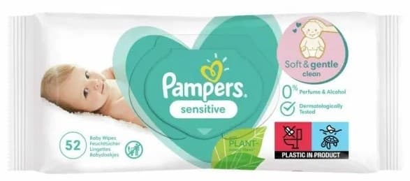 Vlazne maramice Sensitive 52 Pampers-slika