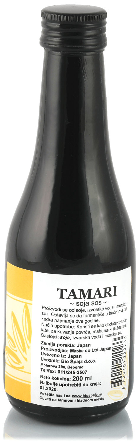 Soja sos BIO ŠPAJZ Tamari 200ml-slika