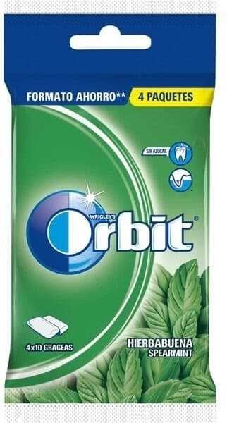 ŽV GUMA ORBIT SPEARMINT 4X14G-slika