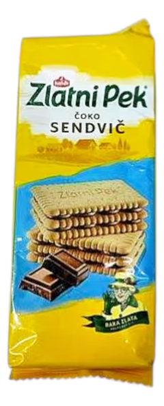 KEKS SENDVIČ ZLATNI PEK ČOKOLADA 36.6G BAMBI-slika