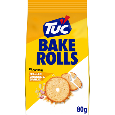 KREKERI TUC BAKE ROLLS SIR I BELI LUK 80G CHIPITA-slika