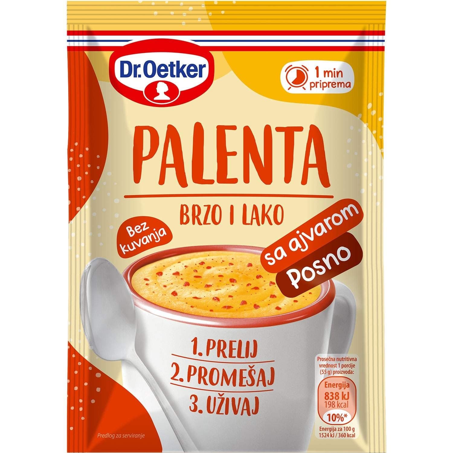 PALENTA INST SA AJVAROM 55G DR.OETK-slika