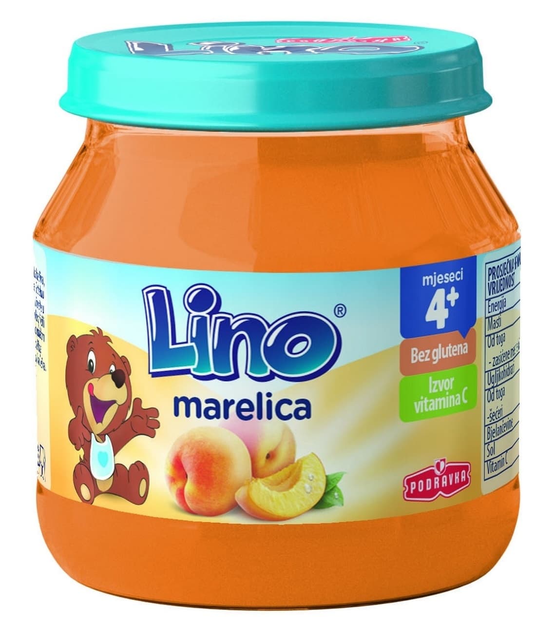 Kasica Lino kajsija 130g-slika