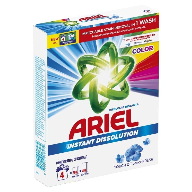 DETREDŽENT ARIEL PRAŠAK TOL 4 PRANJA 0,3 KG P&G-slika