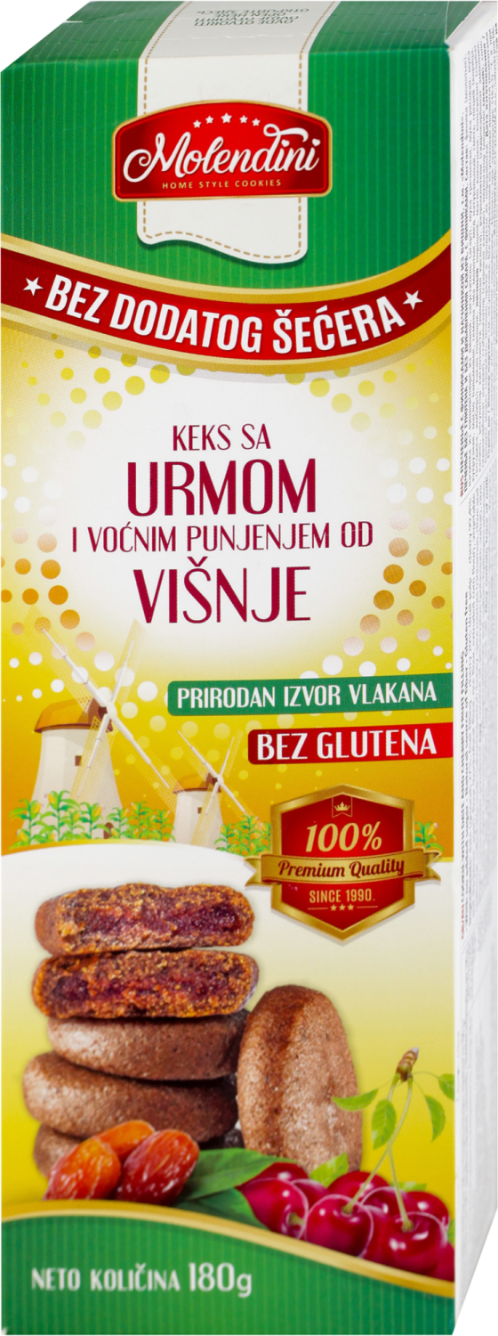 KEKS SA URMOM PUNJ VIŠNJA 180G MOLE-slika