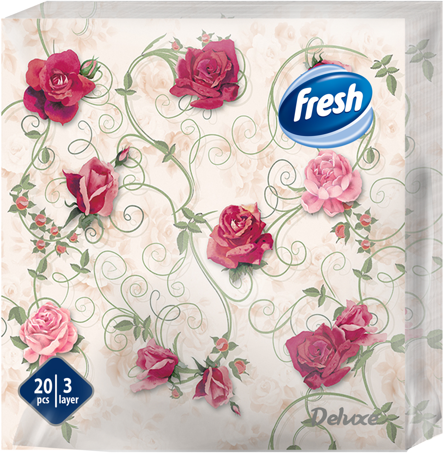 SALVETA FRESH CRVENE RUŽE 3SL 20/1-slika