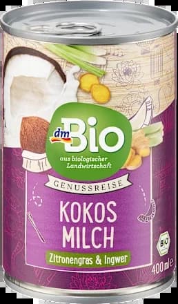 DM BIO kokosovo mleko limunova trava i đumbir 400ml-slika
