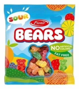 Bombone gumene sour Bears Pionir 100g-slika