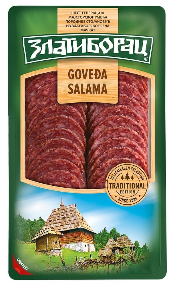 Govedja salama slajs Zlatiborac 100g-slika