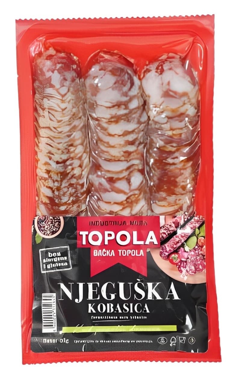 Njeguska kobasica slajs IM Topola 80g-slika