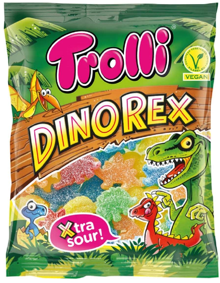 Bombone dino rex Trolli 100g-slika