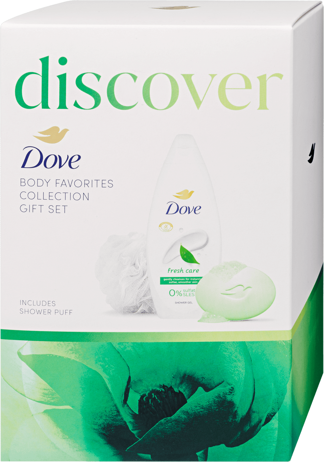 DOVE FRESH KUTIJA(SG+SAP+PUFNA)-slika