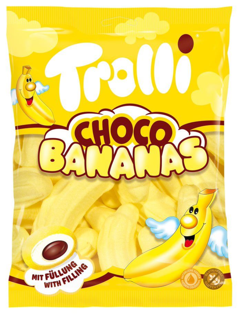 Bombone Trolli choco bananas 150g-slika