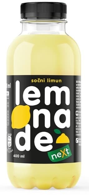 Next Lemonades Basic Lemon 0.4 PET-slika