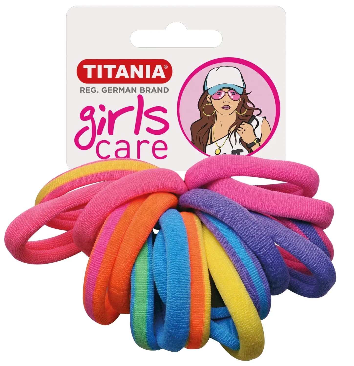 Gumica za kosu TITANIA Girls 7828 16kom-slika