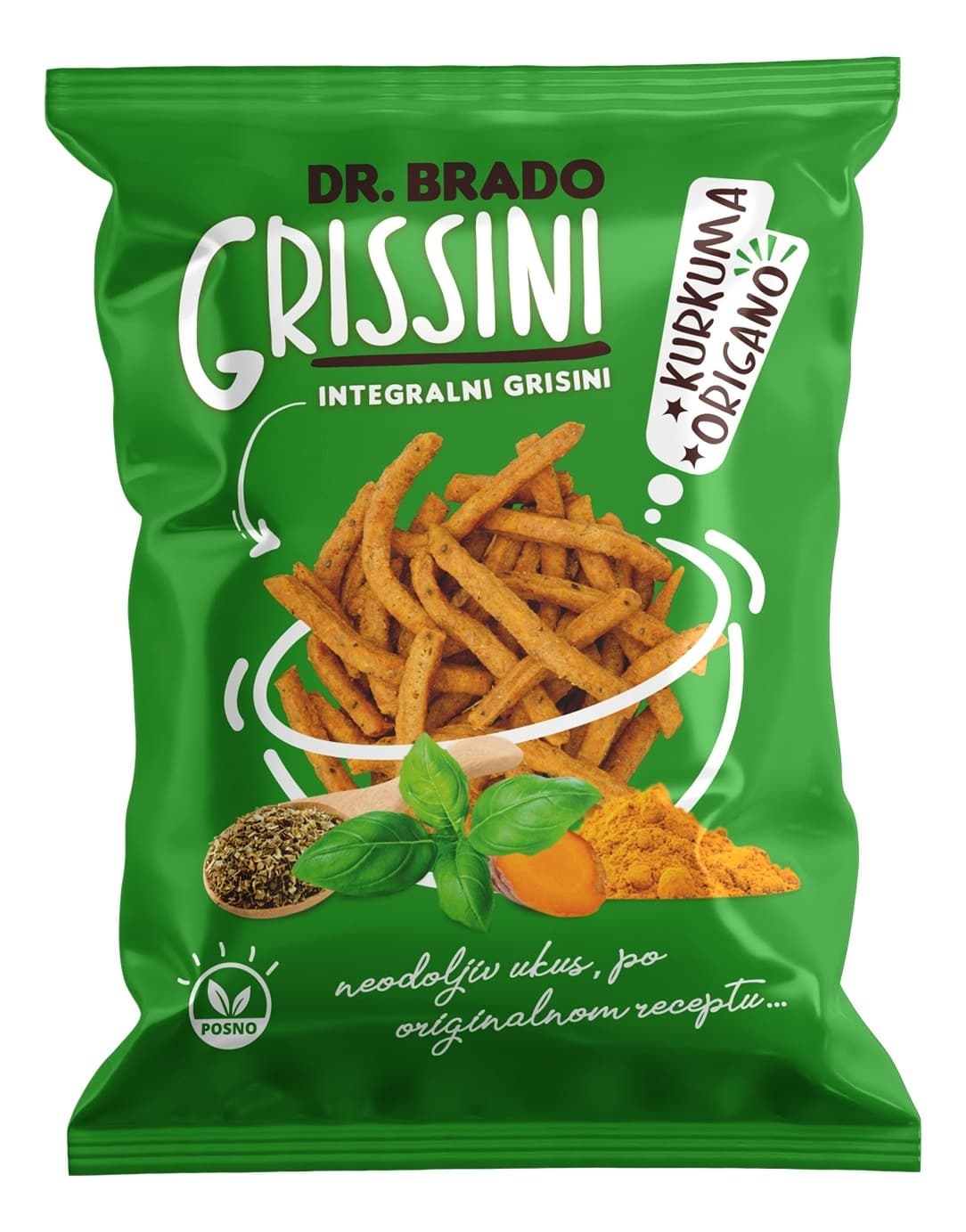INTEGRALNI ŠTAPIĆI DR BRADO 90G KURKUMA I ORIGANO-slika