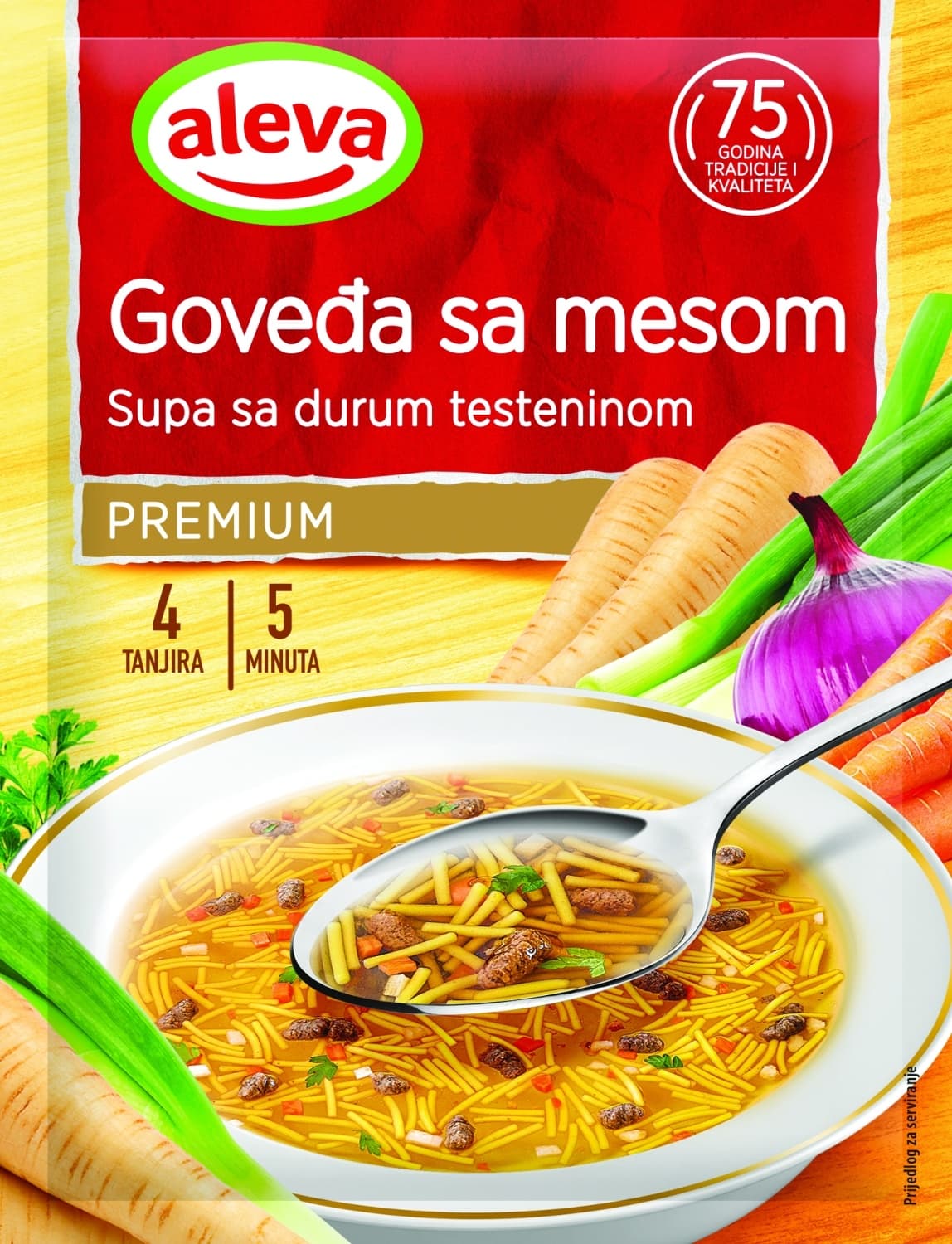 Supa ALEVA goveđa sa mesom 50g-slika